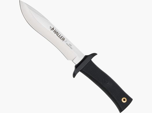 Cuchillo negro con mango antideslizante de Muela para Haller