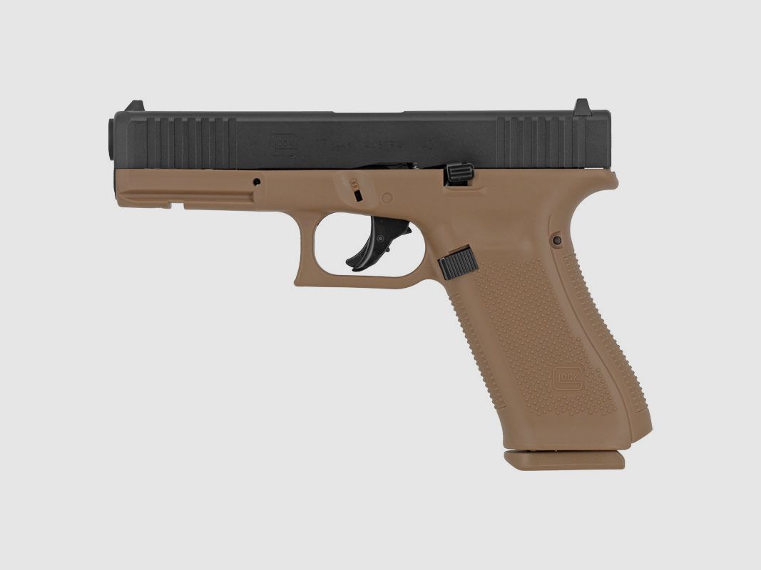 Pistole Glock 17 Gen5 Französische Armee T4E Kal.43 Limitierte Auflage Coyote Umarex, Bild 1 von 3