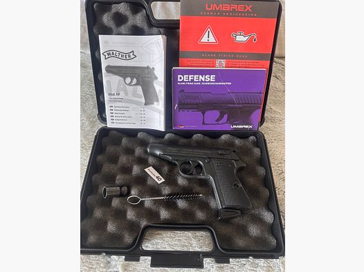 Schreckschusspistole „Walther PP“ 9mm P.A.K.