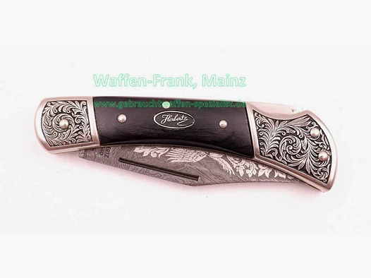 Herbertz Messer Damast Gravur Vintage