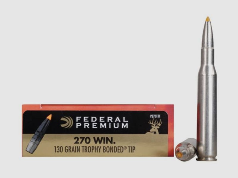 Federal Premium Trophy Bonded Tip .270 Win. 130GR 20 cartucce