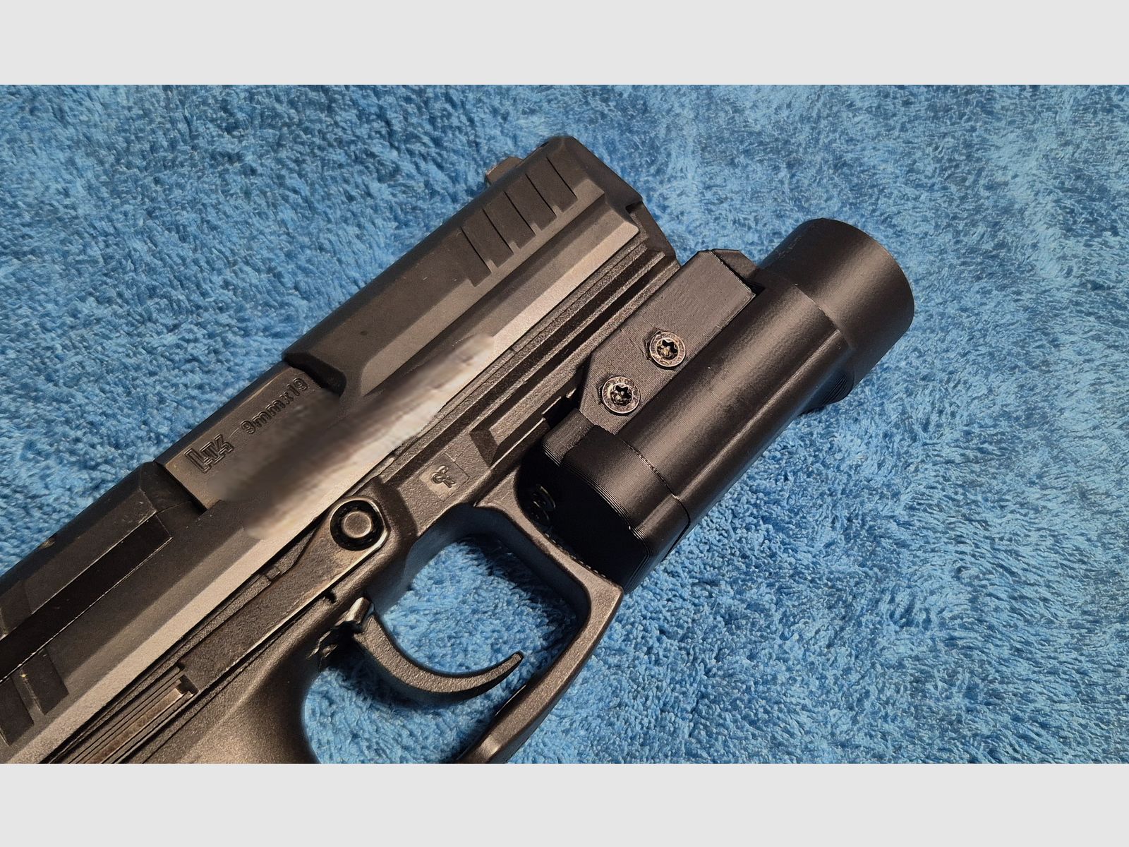 Laufgewicht für Pistolen und Langwaffen in Waffenlicht Form, 125 Gramm, LEGAL, Sportlich nutzbar