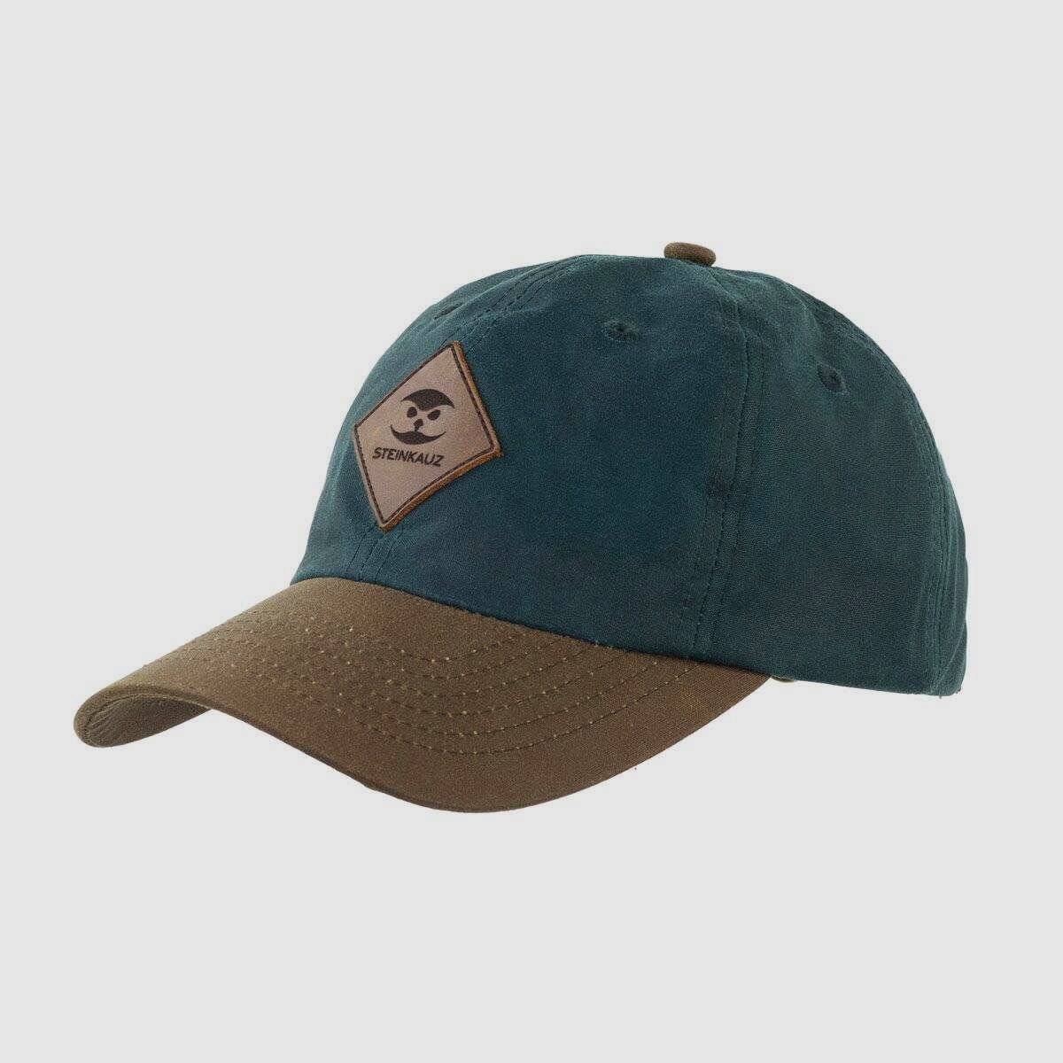 STEINKAUZ Waxcotton Basecap "Parasol", Petrol, Bild 1 von 3