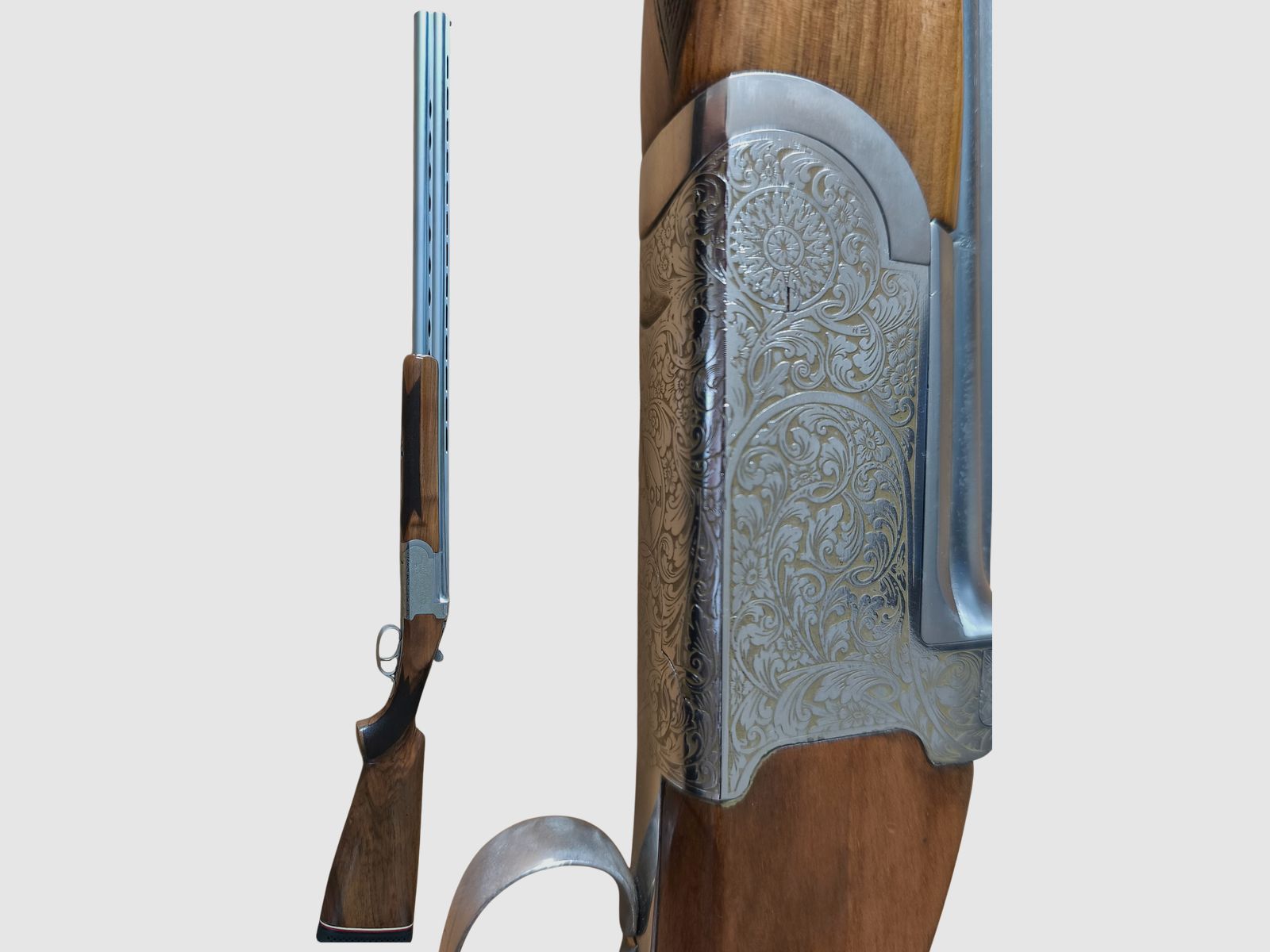 Antonio Zoli Bockdoppelflinte 12/70 – Trap 76 cm – graviert – Nickel Chrome Steel – Baujahr 1975