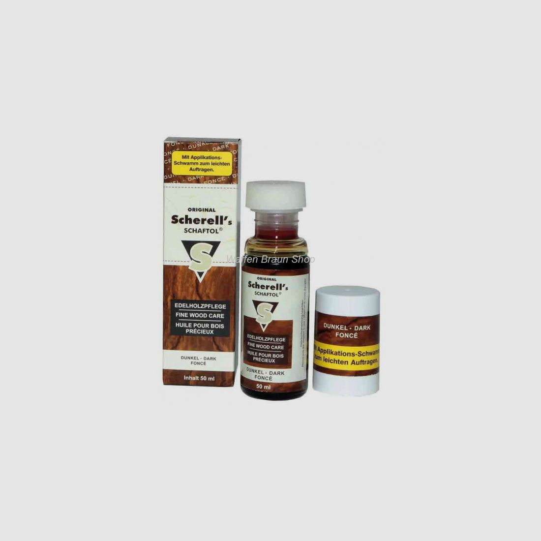 Original Scherell´s SCHAFTOL 50ml dunkel