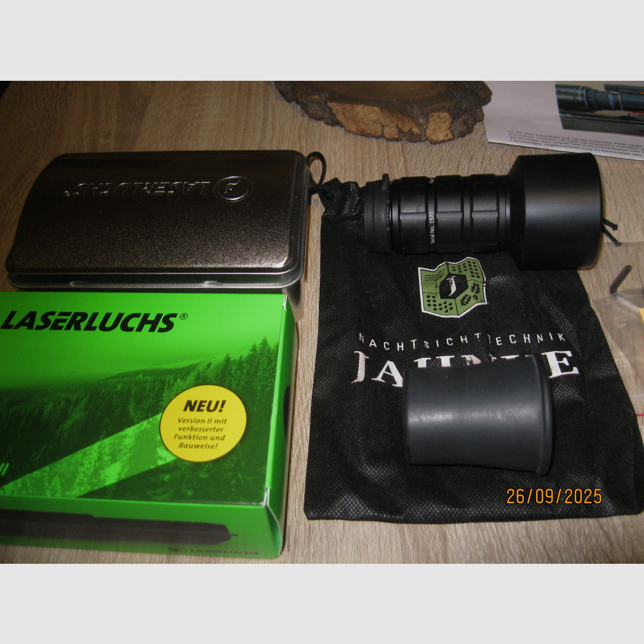 Night vision device Jahnke DJ-8 NSV Monochrome 1×48 Onyx. High quality.
