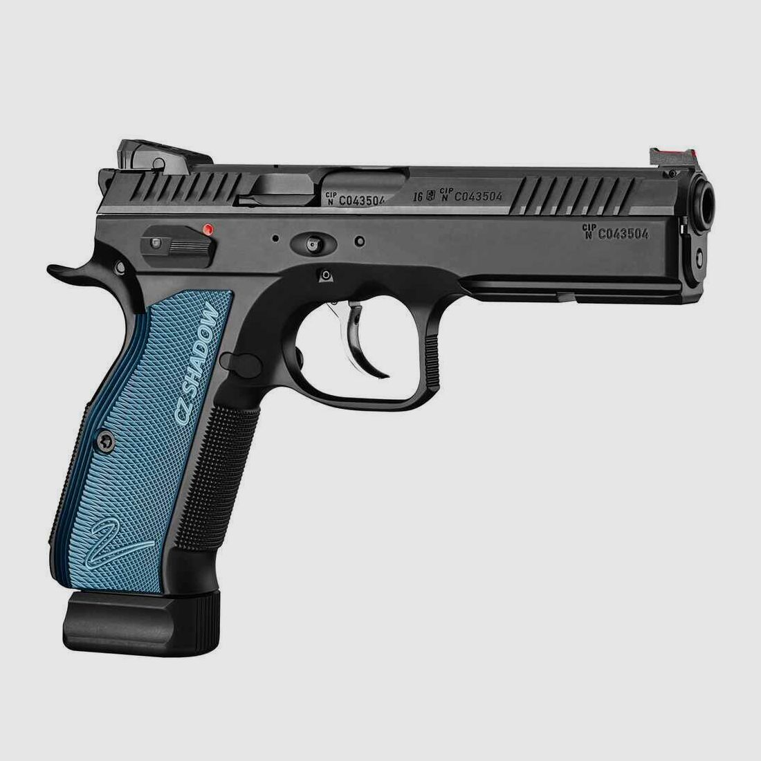 Ceska Zbrojovka, CZ CZ 75 Shadow II 9 mm Luger - Double Action - zwart/blauw