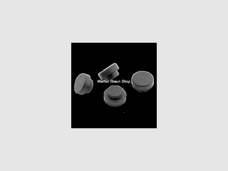 Gumminoppen für MEC Schaftkappen Ersatzteil Farbe Schwarz