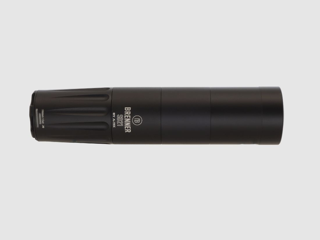 Brenner (by A-TEC) Schalldämpfer SD21 over-barrel M14x1 bis Kal.: .30
