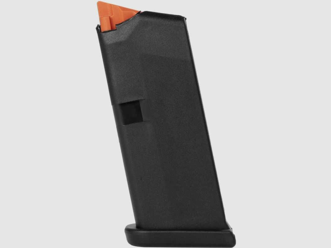 CARICATORE GLOCK 43 ARANCIONE 6T. Cal. 9x19, immagine 2 di 5