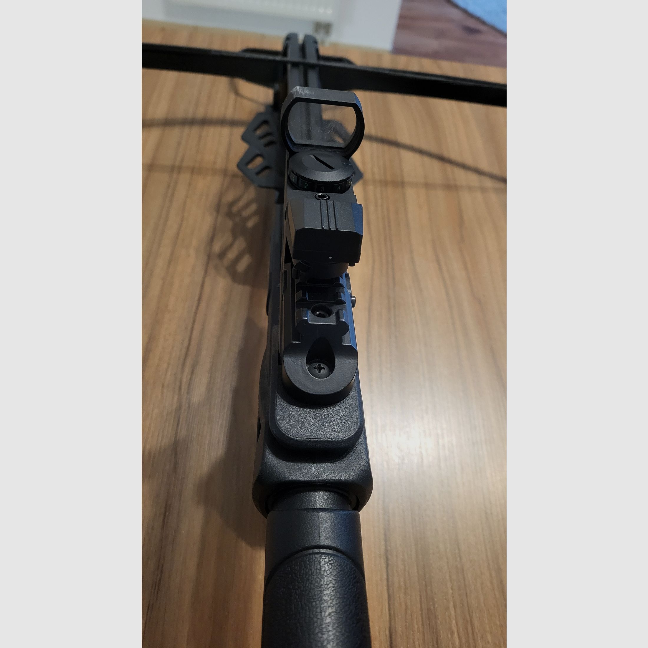 Man Kung MK-XB52 Stalker Compound-Armbrust | Red Dot | Spannhilfe | Bolzen | Top Zustand