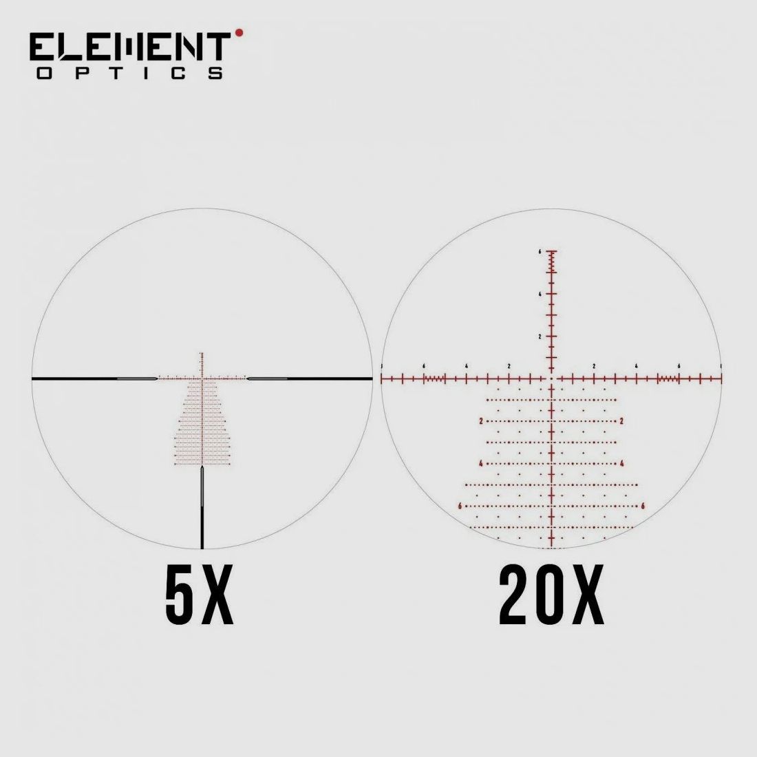 Zielfernrohr Element Optics Titan 5-25X56, Bild 7 von 9