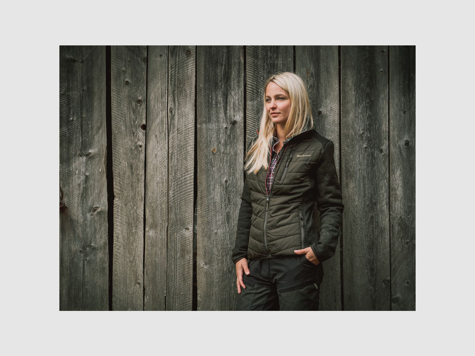DEERHUNTER Lady Caroline Jacke Brown Leaf