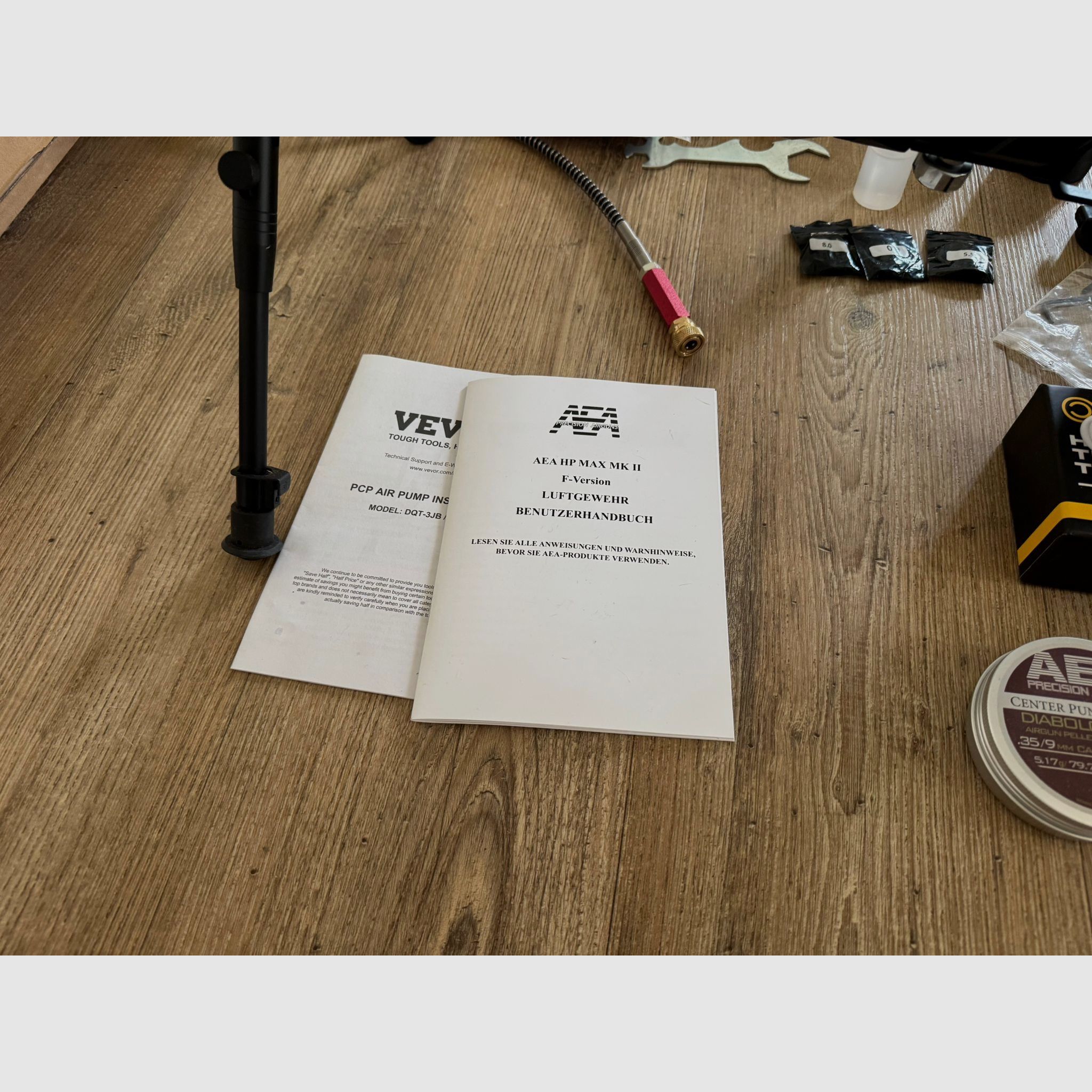 Airgun HPMAX Mk2 kaum benutzt mit div. Zubehör 