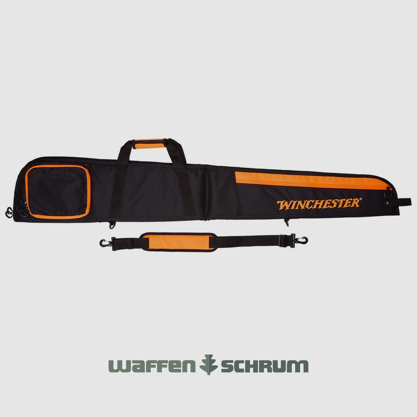 Winchester Flintenfutteral Flex Colombus 135cm - schwarz/orange