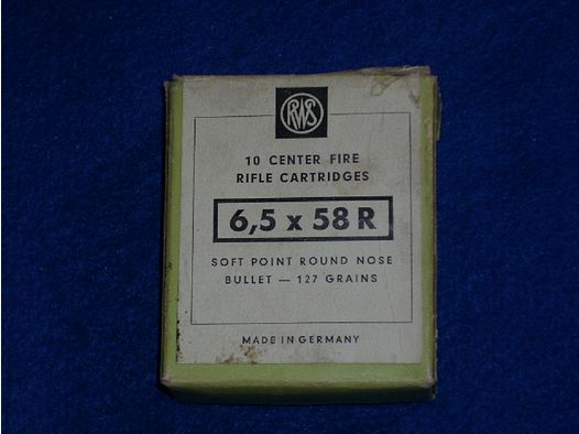6,5x58 R Sauer&Sohn