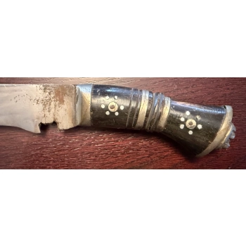 Nepalees kukrimes (khukuri) met leren schede, afbeelding 7 van 13