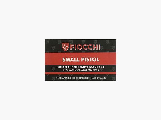 FIOCCHI ZÜNDHÜTCHEN 4,45mm SMALL PISTOL 150Stk