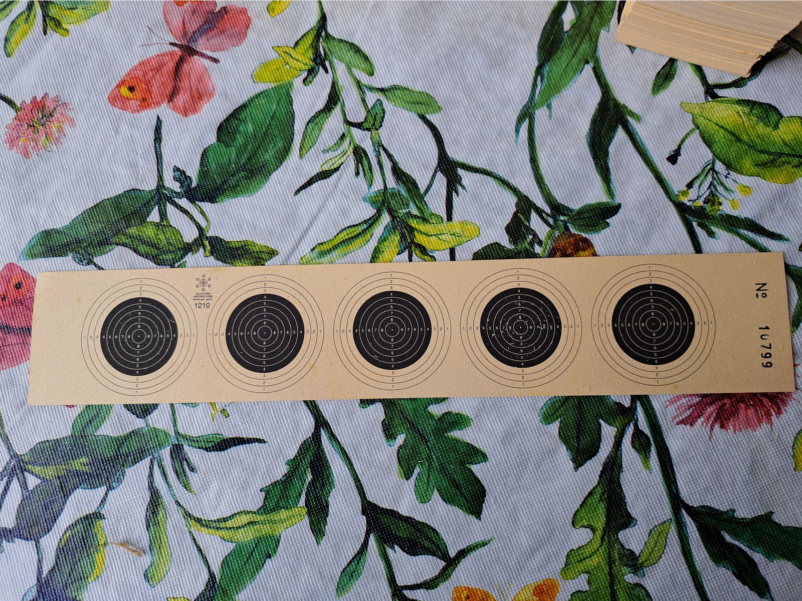 200 cibles pour carabine à air comprimé (bandes avec 5 miroirs chacune)