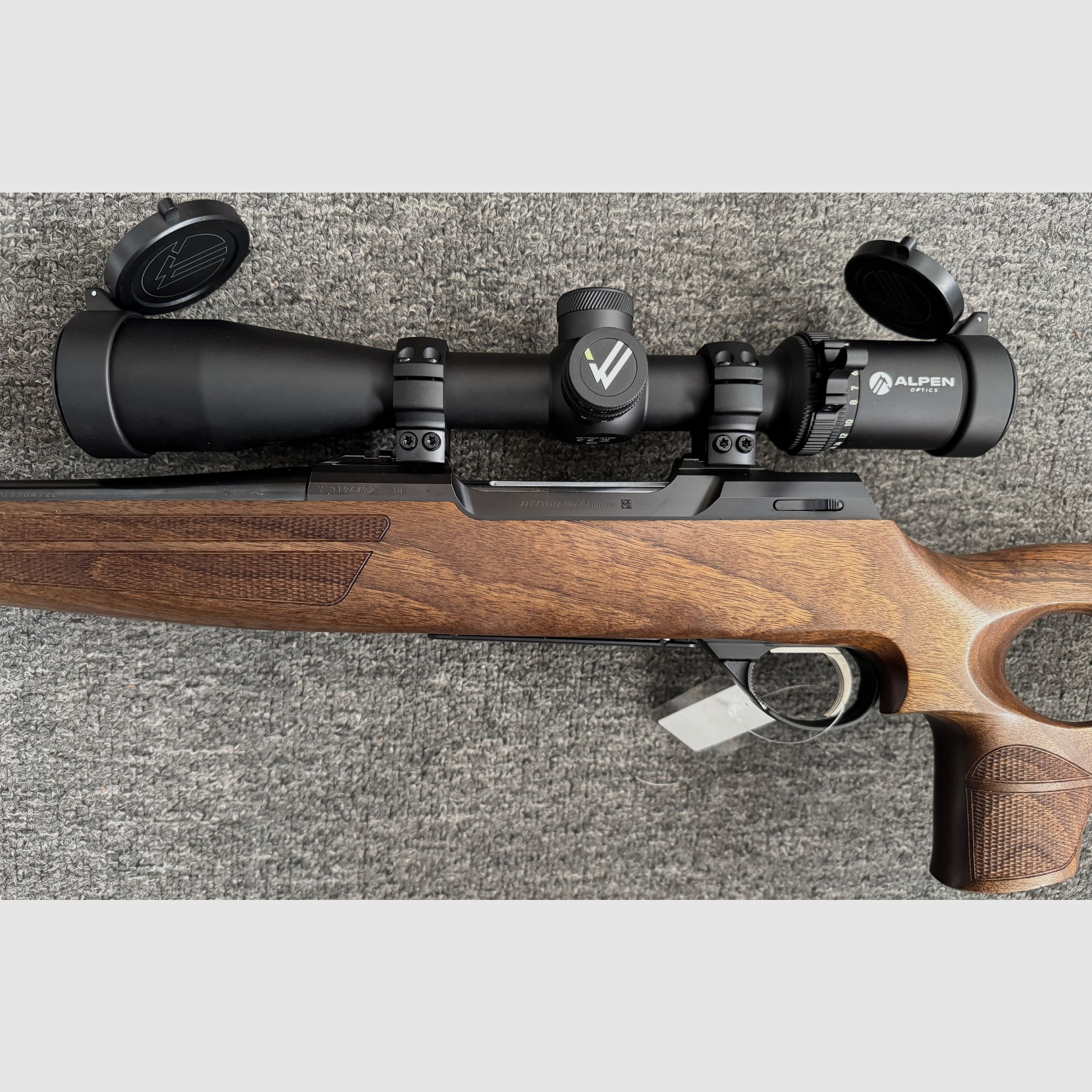 Anschütz 1782 - 8x57IS - M15x1 + Alpen APEX 2,5-16x42 con LP