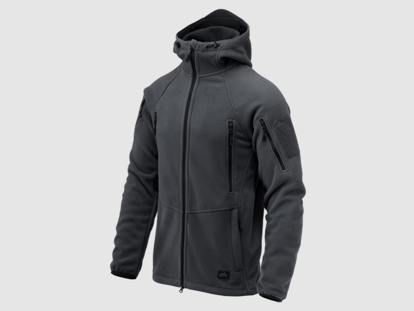 HELIKON-TEX PATRIOT Mk2 HYBRID FLEECE JACKE SHADOW GREY / SCHWARZ