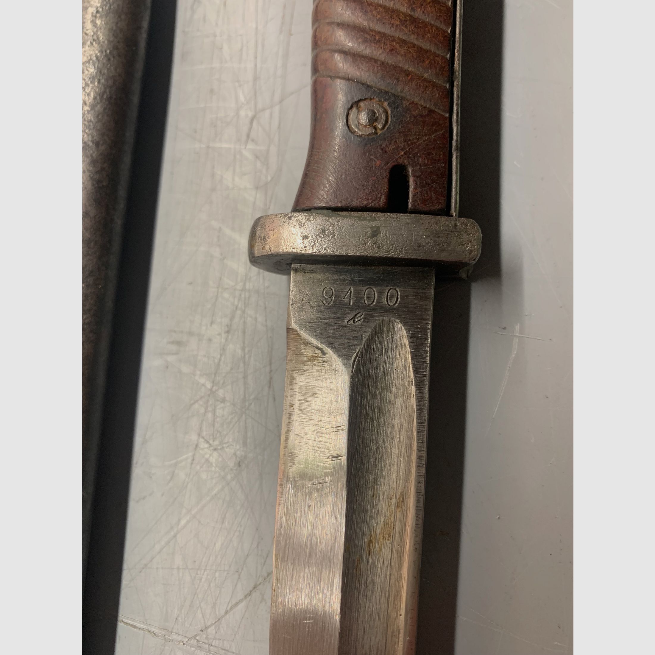 German K98 Bayonet S84/98 III model – 44 ffc – matching numbers – Wehrmacht 1944