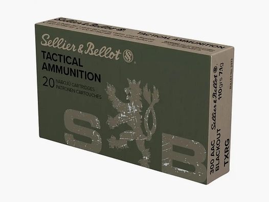 Sellier & Bellot TXRG bleu 7,1g/110grs jusqu'à 20 .300 Blackout