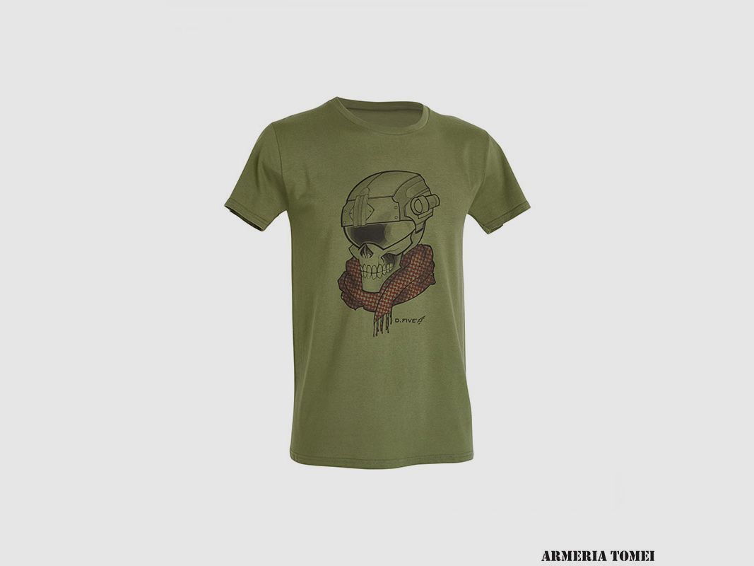 DEFCON 5 – T-SHIRT WITH SKULL AND HELMET