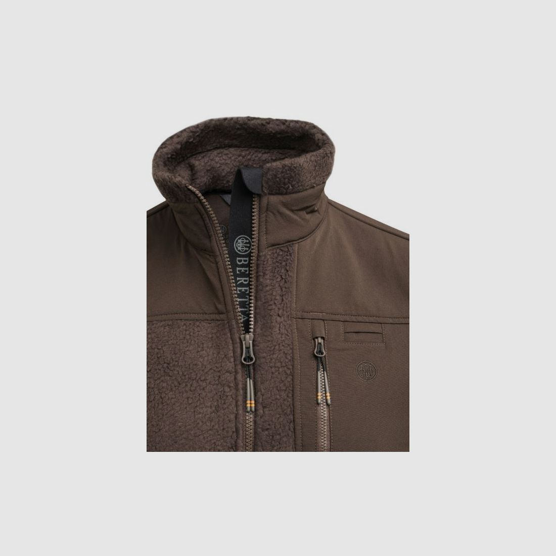 Weste mit Thermofutter Beretta braun Mod. Halifax Sherpa Art. P3831 T2381 08AA BERETTA, Bild 3 von 5