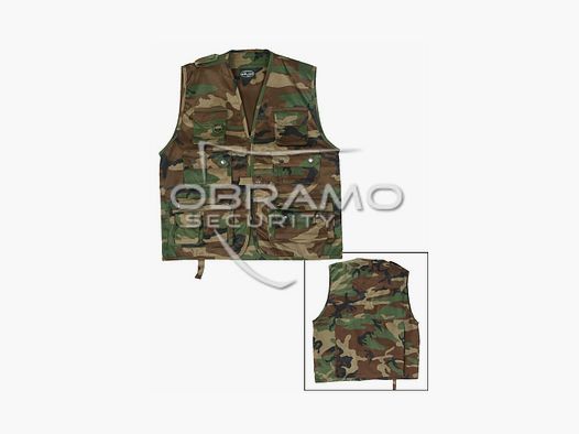 Chaleco Mil-Tec L US camuflaje