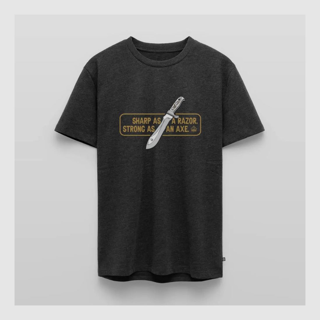 PUMA Men´s Premium T-Shirt "White Hunter Sharp & Strong"