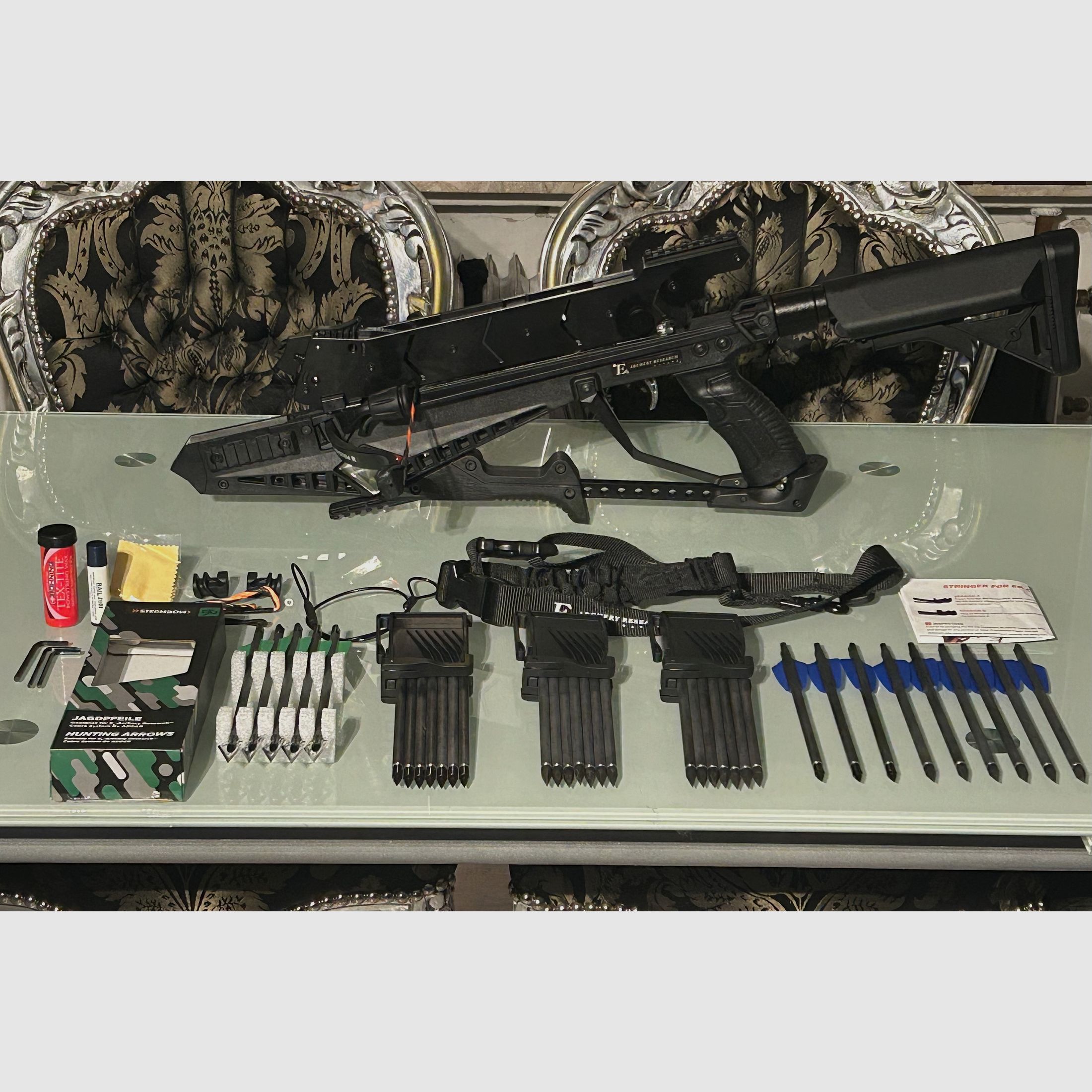 Cobra Adder R9 mit 130lbs System RX Wurfarm mit viel Zubehör