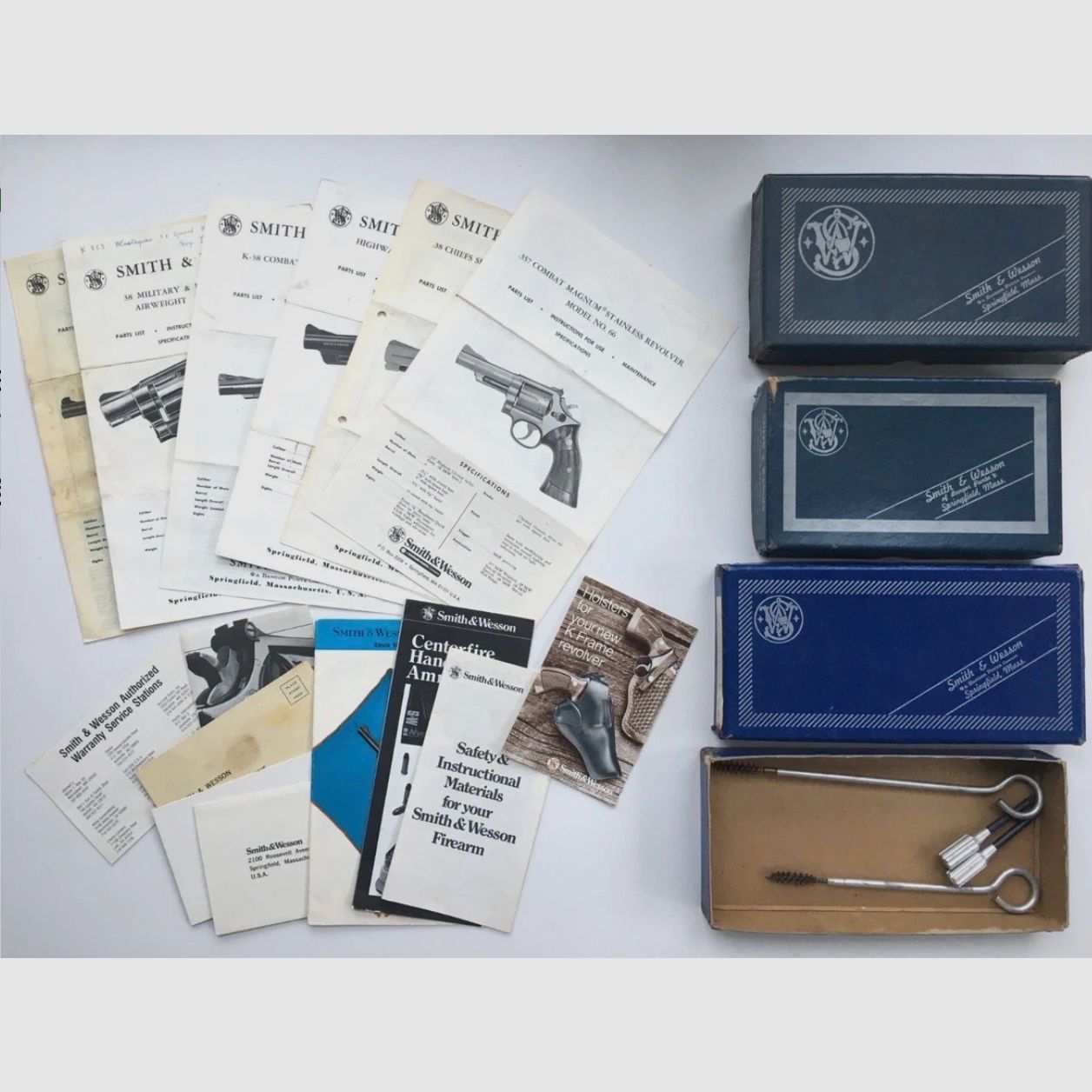 Smith&Wesson Caja Original Documentos Años 50-70
