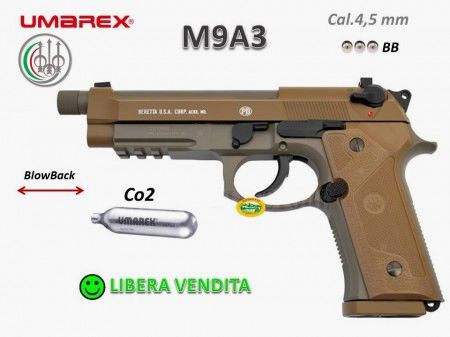 UMAREX BERETTA M9A3 C02 cal.4.5
