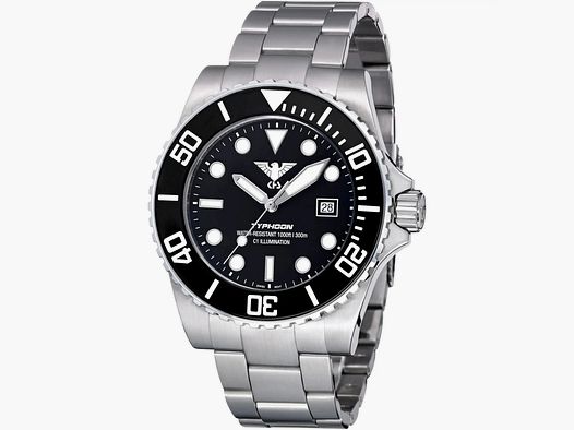 KHS KHS Wristwatch Typhoon Steel Steel Band