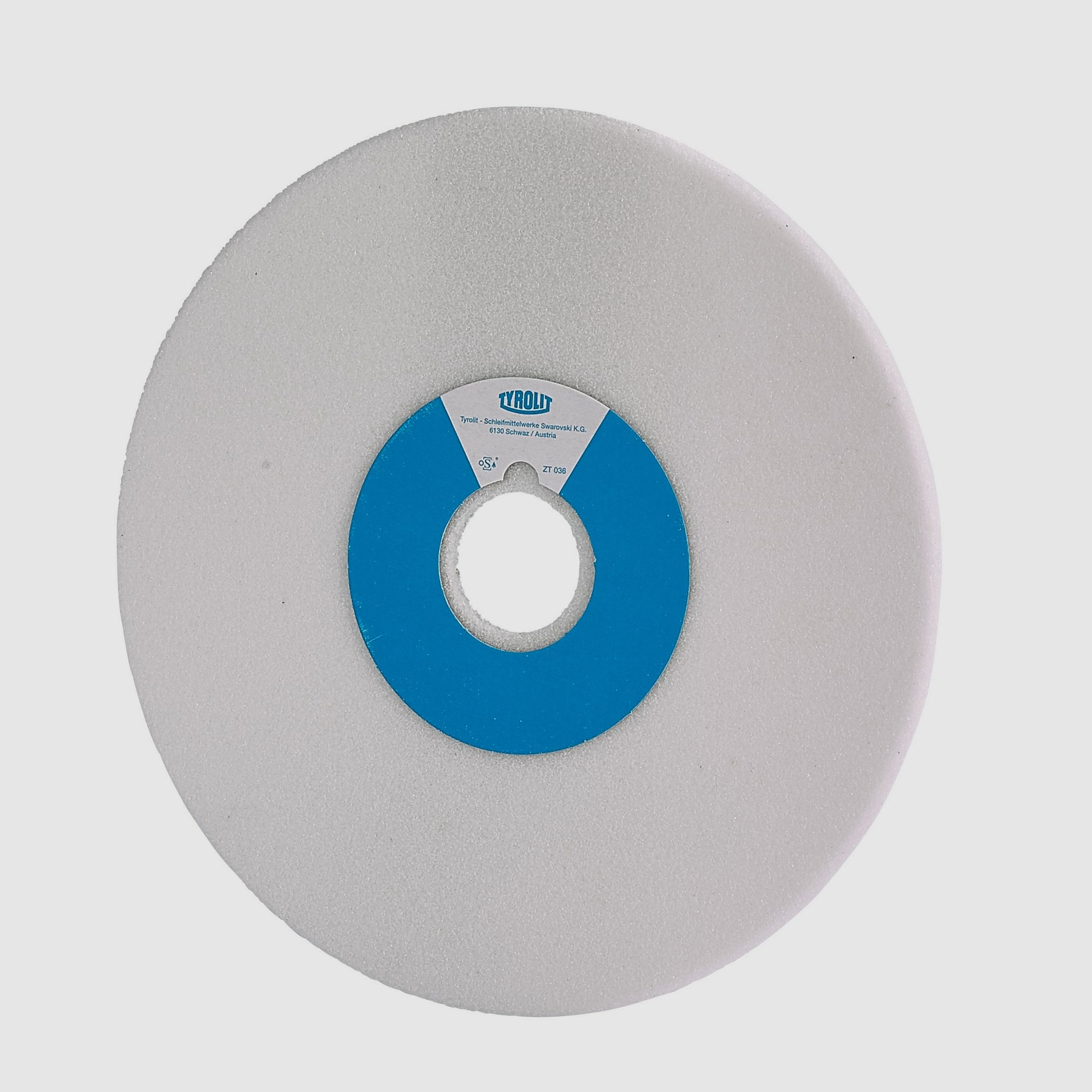 Edelkorund-Schleifscheibe wei