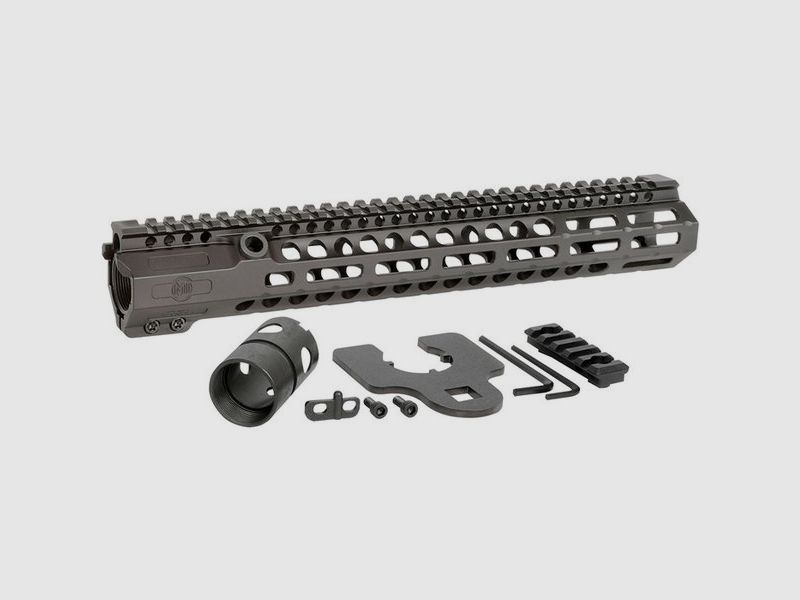 MIDWEST INDUSTRIES HANDGUARDS MIDWEST INDUSTRIES COMBAT RAIL HD 13.5″ M-LOK HANDGUARD FOR AR-15 BLACK