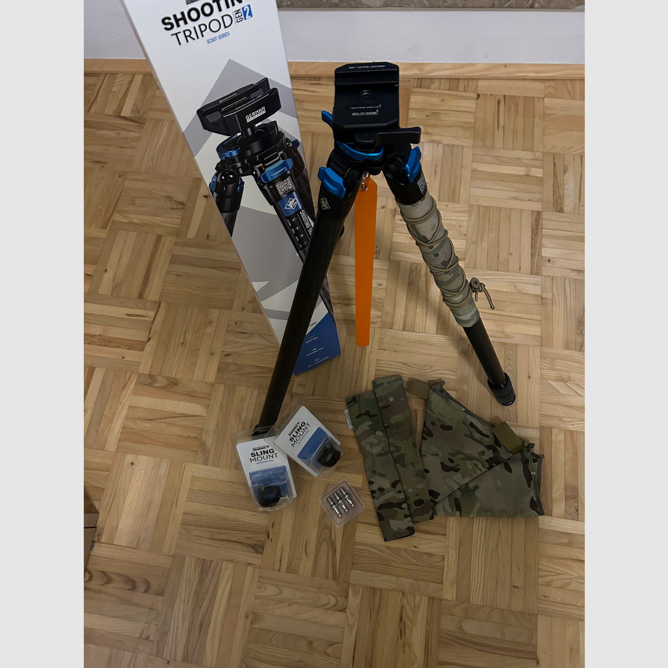 German Tactical Systems – Scout Tripod complete package (like new) + Balistae upgrades