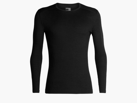 Icebreaker Icebreaker Langarmshirt Oasis Merino 200 Männer schwarz