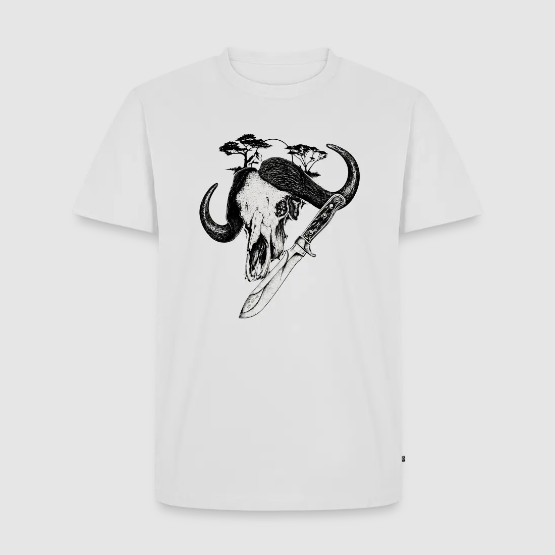 PUMA Men´s Premium T-Shirt „White Hunter – Big Game"