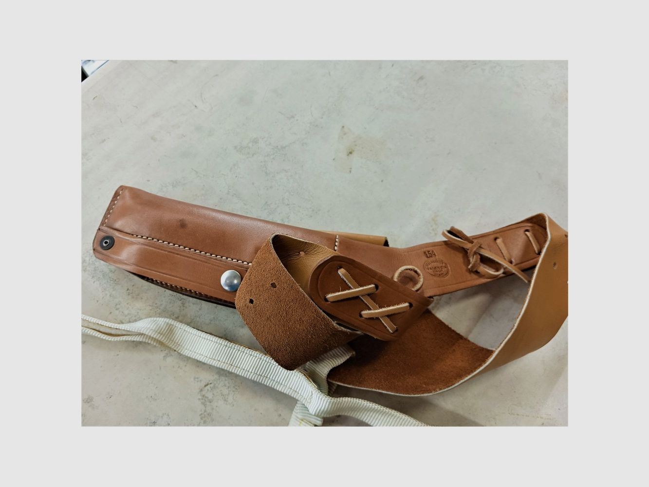 Braun Leder Unterarmholster, Bild 1 von 3