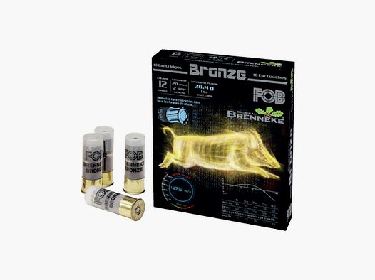 Cartucho FOB Brenneke Bronze Cal. 12/70 28,4 gr