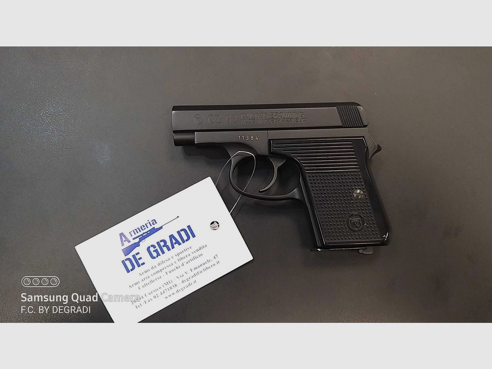 CZ MODEL 92 6,35 BROW., immagine 1 di 3
