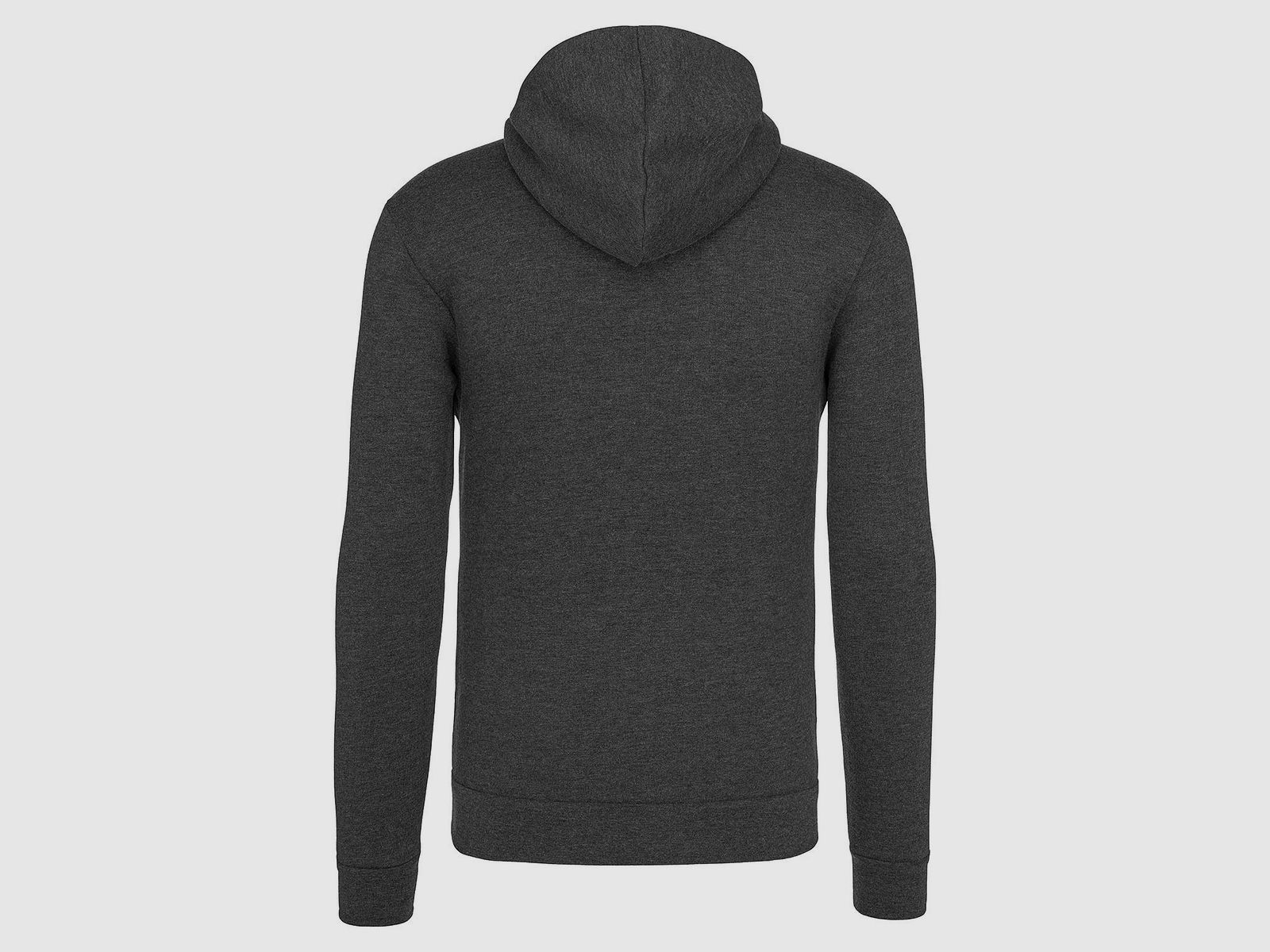GLOCK Sweat Hoodie „Perfection“ – Grau Melange – hoher Kragen, Kapuze, Fleece innen, Größe M