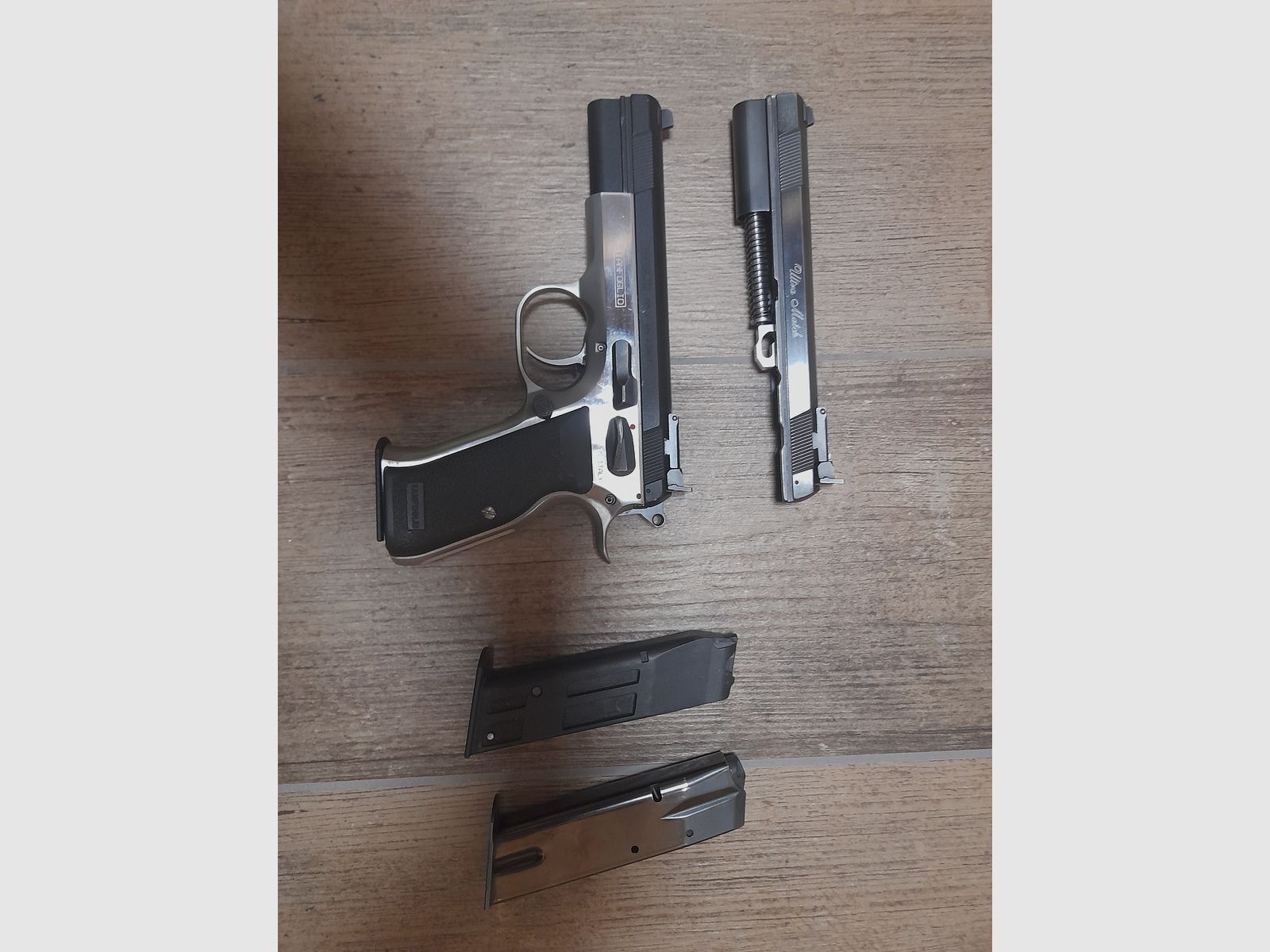 Tanfoglio Ultra Match Duotone 9mm with .22 conversion system