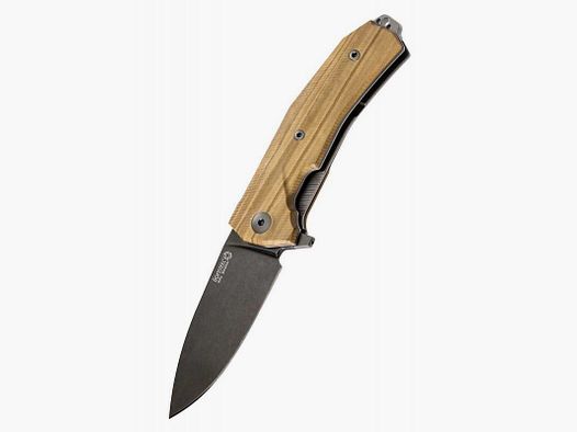 Lionsteel KUR Taschenmesser, Olive, schwarz, Sleipner
