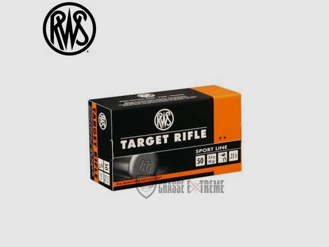 50 Patronen RWS Target Rifle Kal. 22 Lr 40gr