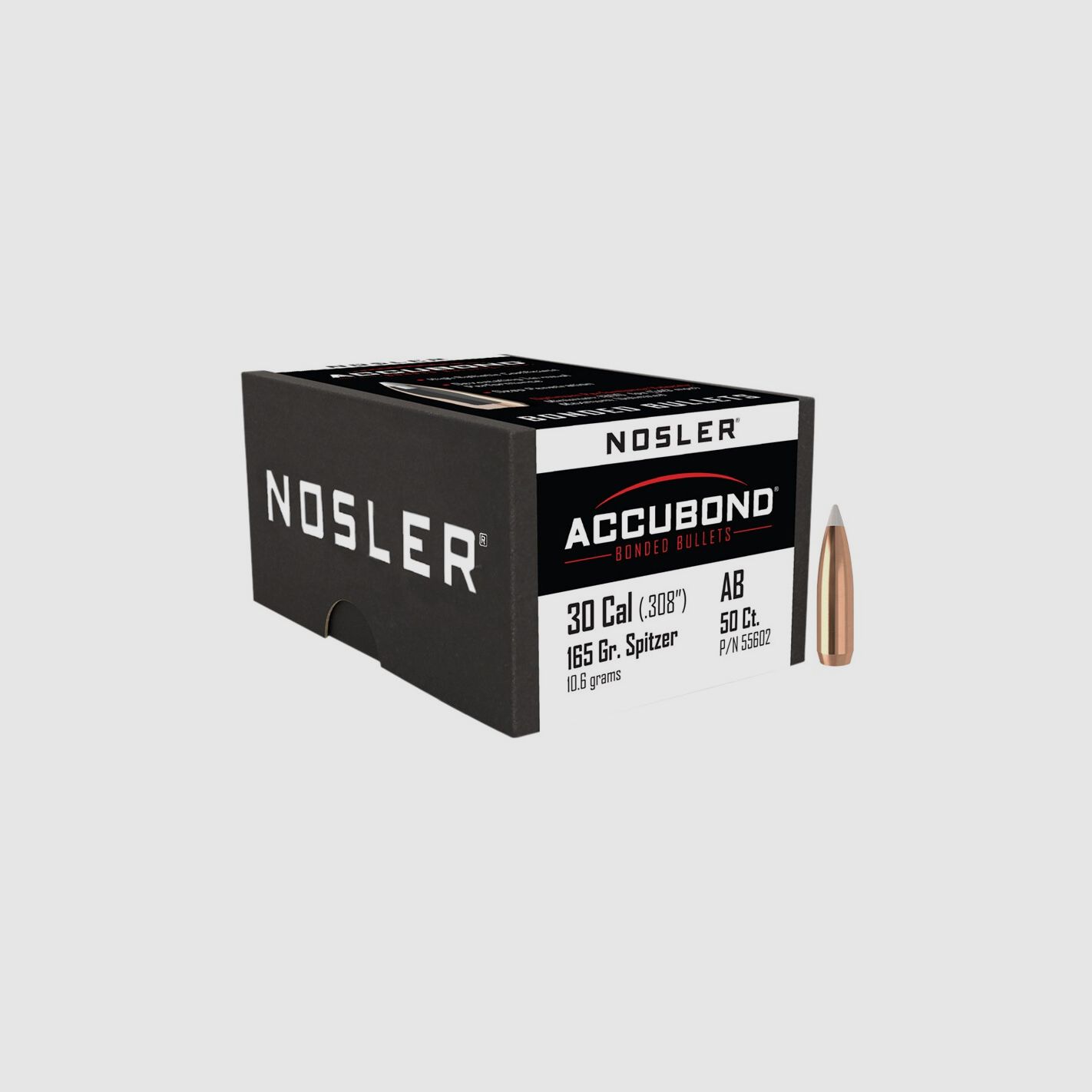 Palle Nosler Accubond .30 / 308 165 gr SP 55602 50 pz, immagine 1 di 3