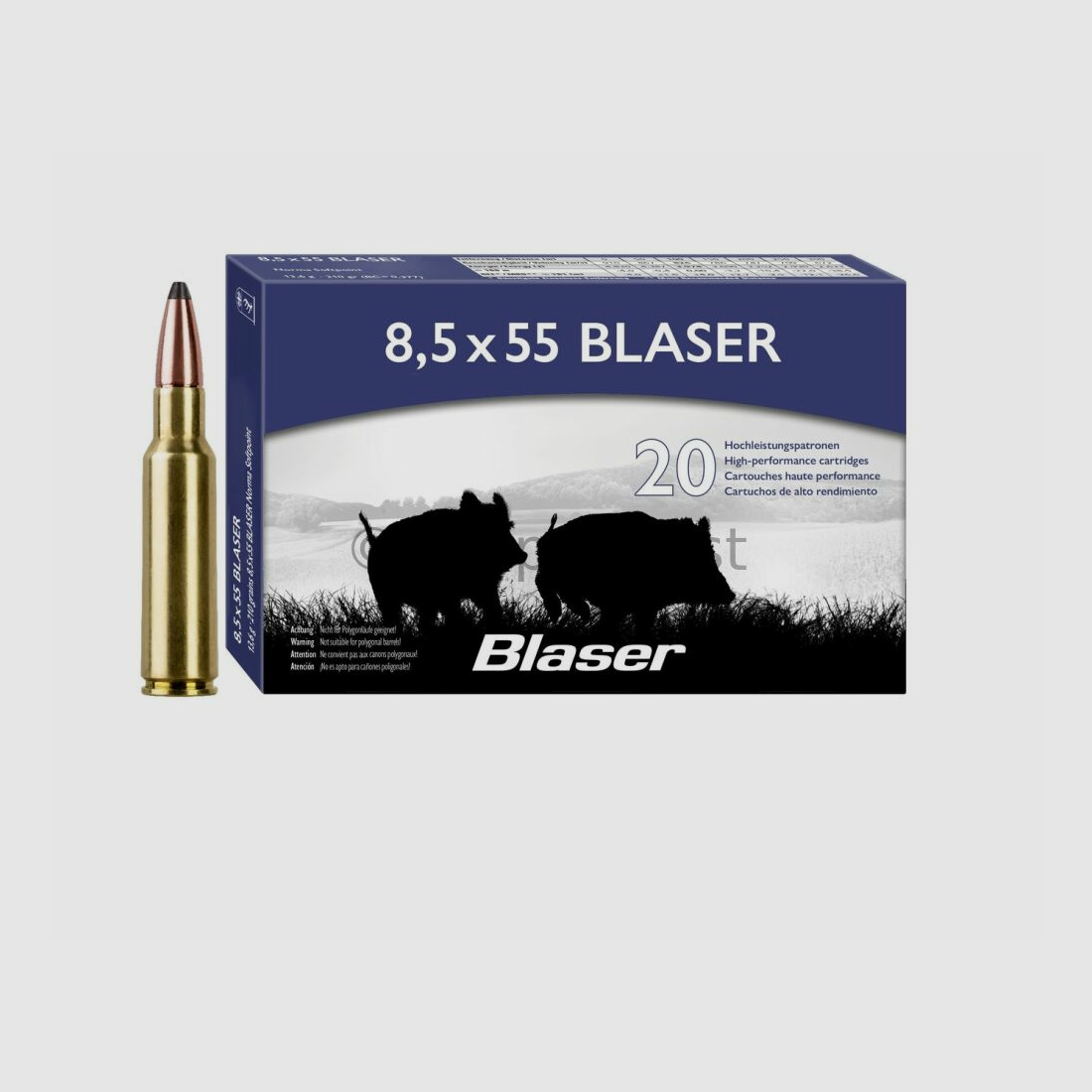 Armes Blaser Blaser 8,5x55 Blaser Norma Softpoint 13,6g