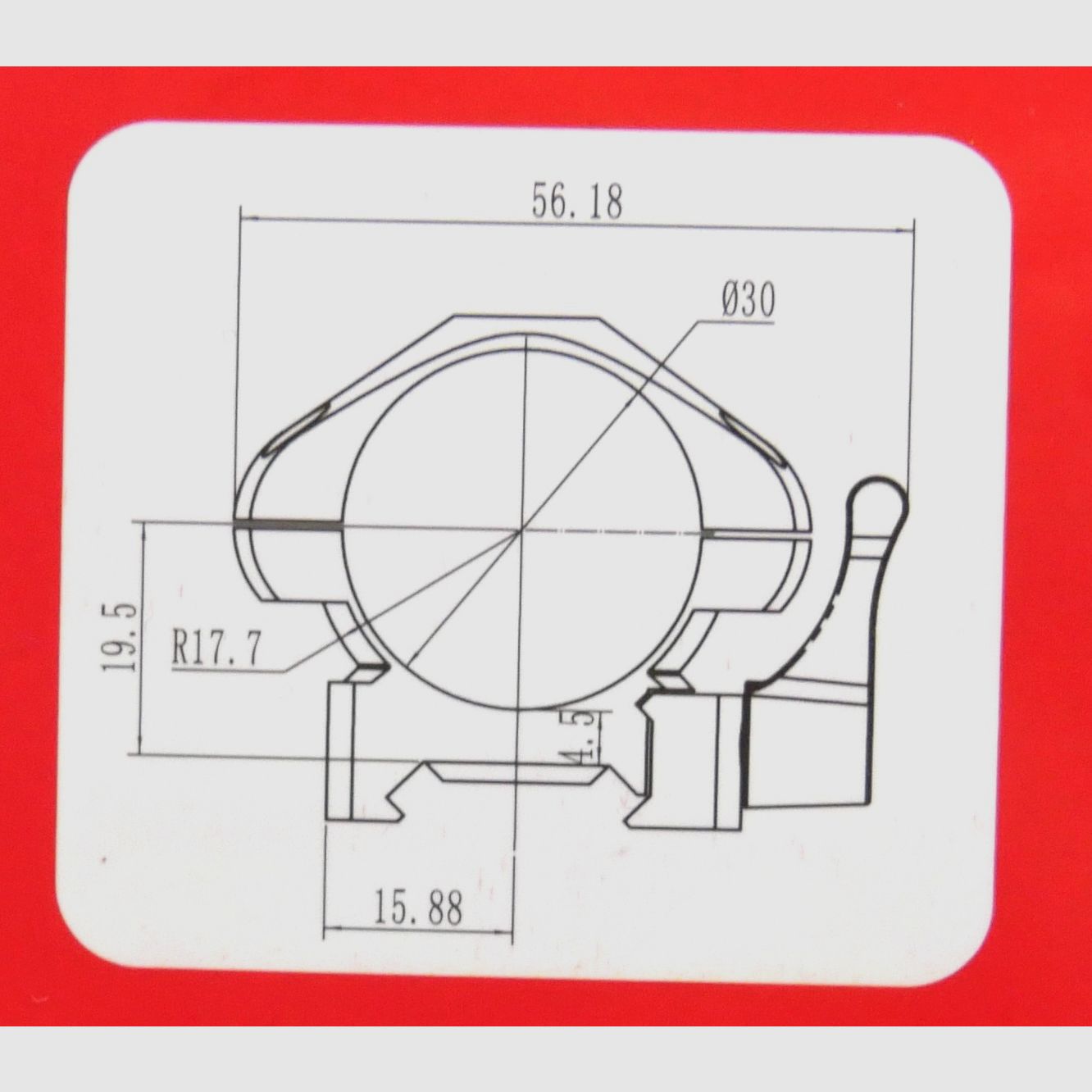 Nikko Stirling Ringmontage 30mm Low Diamond QR Steel Lock 2 tlg NSMQR30WL